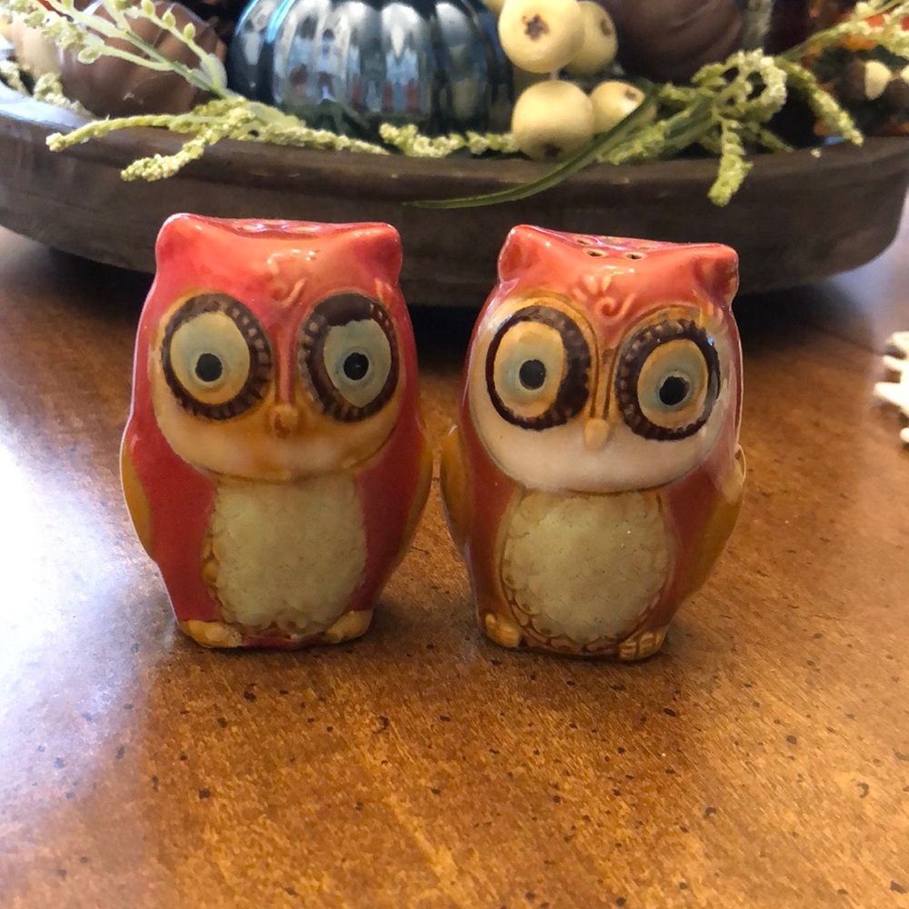 Owl salt & pepper shakers